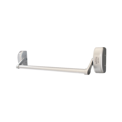 Barra Antipânico Push Smart Corta-Fogo Travamento Horizontal Prata para Porta Cega
