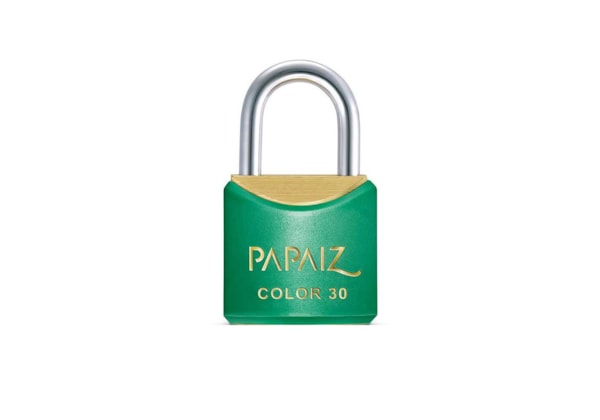 Cadeado com Chave CR30 KA1 Mesmo Segredo Verde Color Line Papaiz
