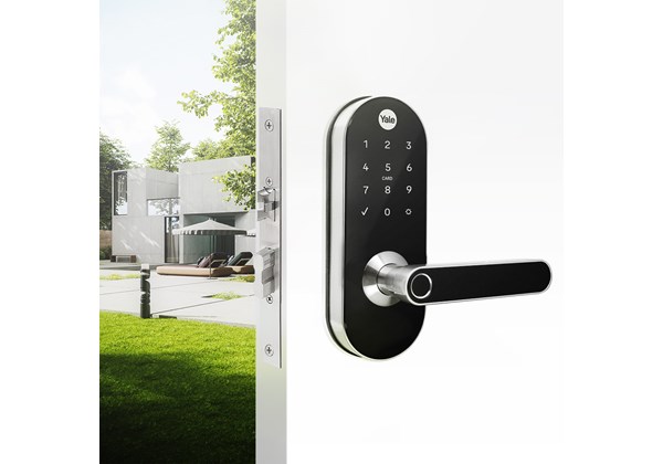 COMBO - Fechadura Digital YMC 420W com Zigbee integrado - Abre com APP , biometria, senha, cartão e chave
