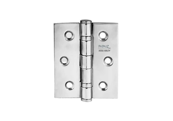 Dobradiça 1296 3 Cromado A 88,9 x 76,2mm Inox Com Parafuso