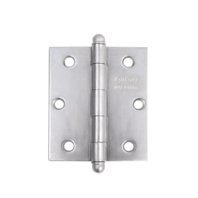 Dobradiça  1500 3.5x3 Aço com  Rolamento 15 e parafuso  Cromado Acetinado Blister