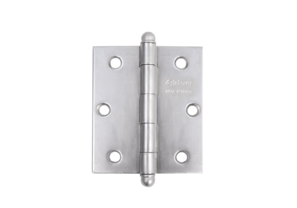 Dobradiça  1500 3.5x3 Aço com  Rolamento 15 e parafuso  Cromado Acetinado Blister