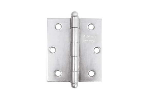 Dobradiça  1500 3x2.5 Aço  com Rolamento e  Parafuso Cromado Blister