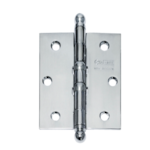 Dobradiça 500 Com Anéis - 3.5 x 3 com Parafusos Aço Cromado