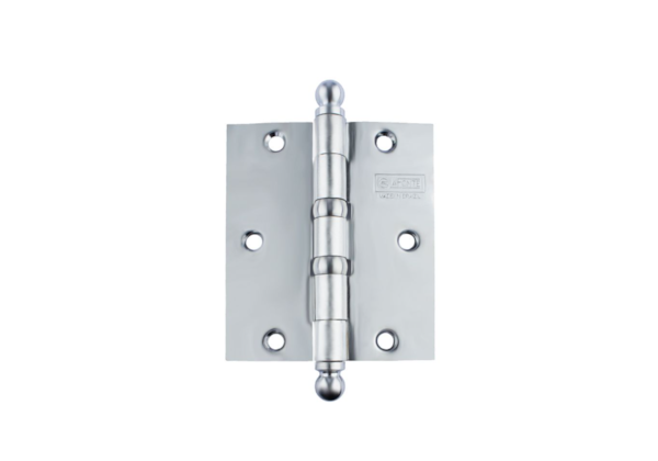 Dobradiça  85 3x2.5 Latão com Rolamento e parafuso  Cromado Blister