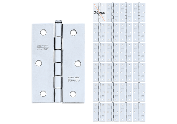 Dobradiça Modelo 850 - 4" Zincado - Silvana 24pçs