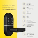 Fechadura Digital Compact com Biometria e Senha | Yale