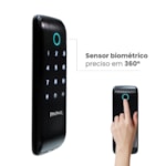 Fechadura Digital SL125B com Biometria de Sobrepor