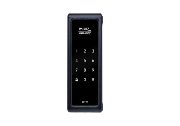 Fechadura Digital SL140 Smart Lock De Sobrepor Papaiz Preta Fosca