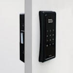 Fechadura Digital SL140 Smart Lock De Sobrepor Papaiz Preta Fosca