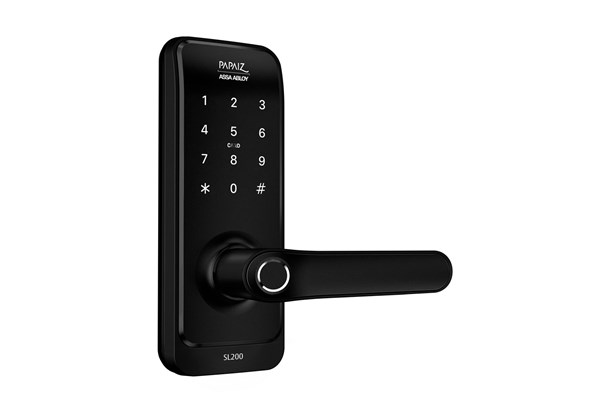 Fechadura Digital Smart Lock SL205 Abertura Aplicativo Biometria Senha Cartão e Chave