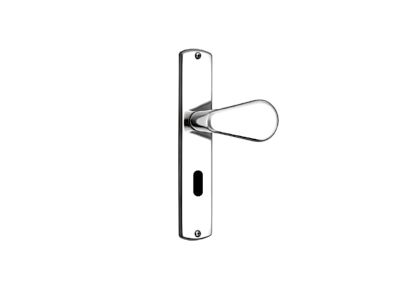 Fechadura Porta Interna Cromo Acetinado 40mm MZ400 Espelho