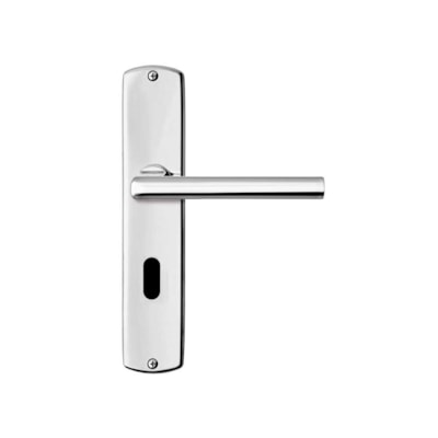 Fechadura Porta Interna MZ180 40mm Cromada com Espelho