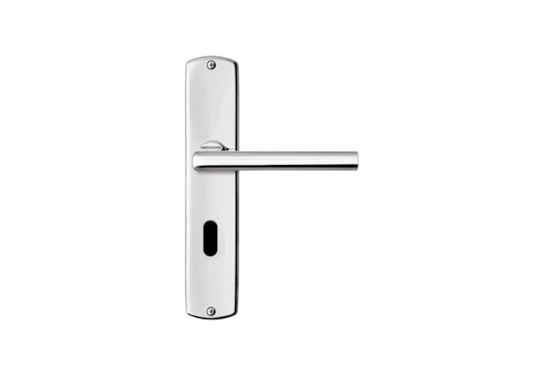 Fechadura Porta Interna MZ180 40mm Cromada com Espelho