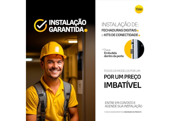 Instalação de Fechaduras Digitais e instalação de Kit Conectividade de Embutir